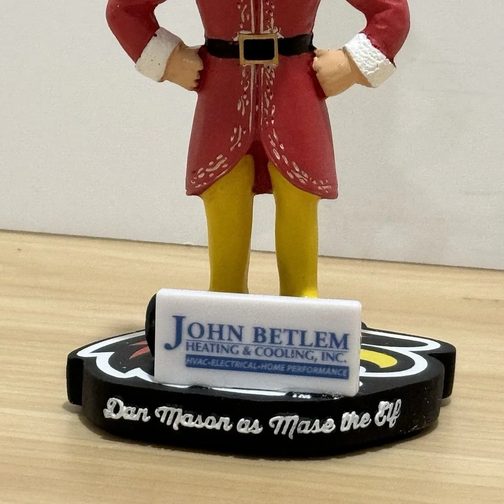 Rochester Red Wings DAN MASON As Mase The Elf Bobblehead New Unused